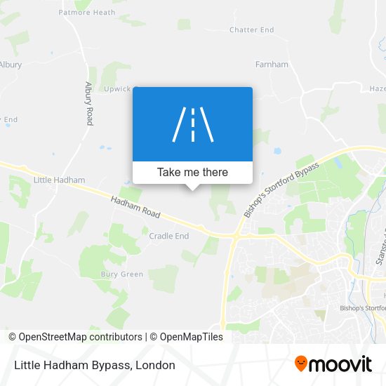 Little Hadham Bypass map