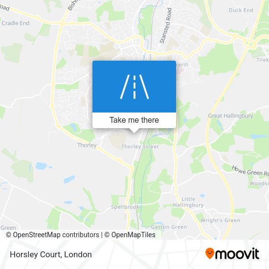 Horsley Court map