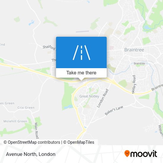 Avenue North map