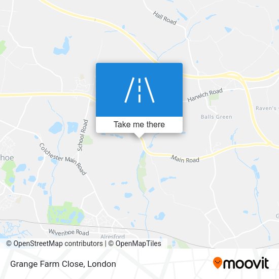 Grange Farm Close map