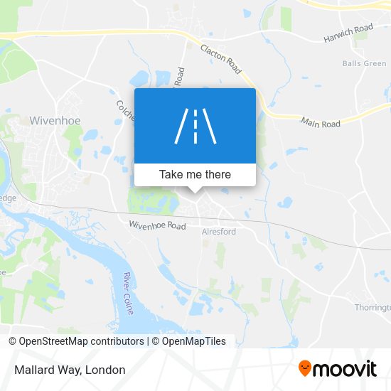 Mallard Way map