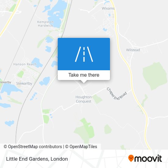 Little End Gardens map