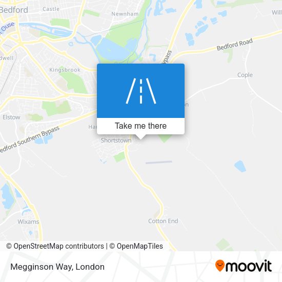 Megginson Way map