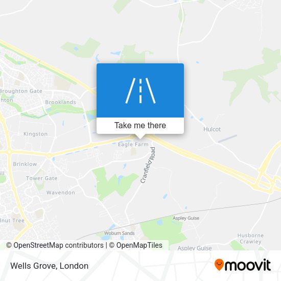 Wells Grove map
