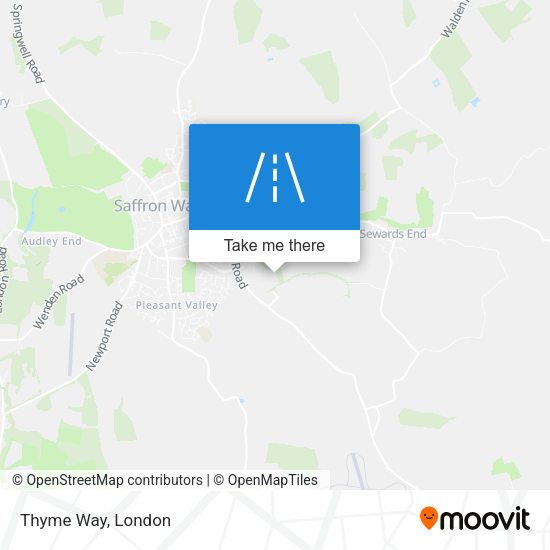 Thyme Way map
