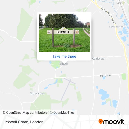 Ickwell Green map