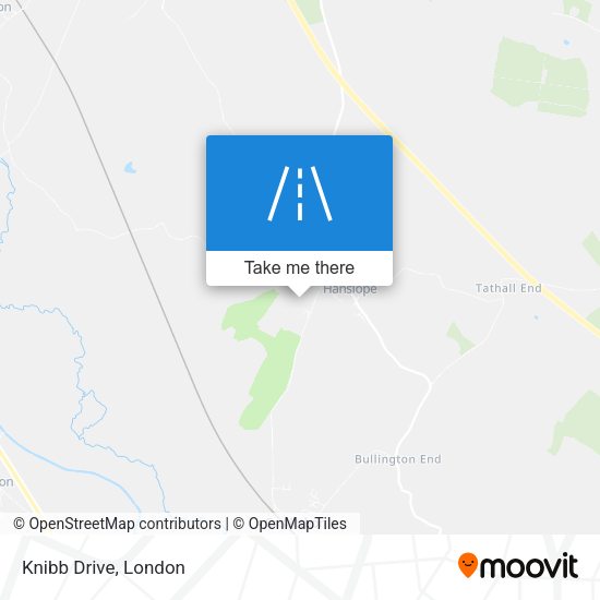 Knibb Drive map