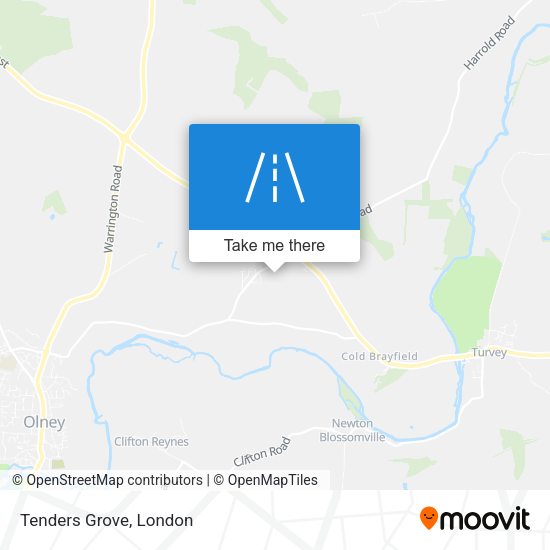 Tenders Grove map