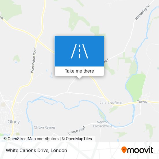 White Canons Drive map