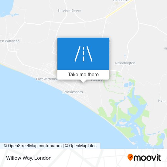Willow Way map