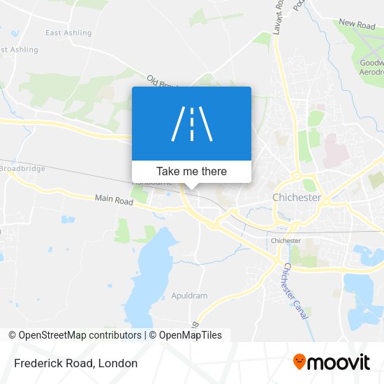 Frederick Road map