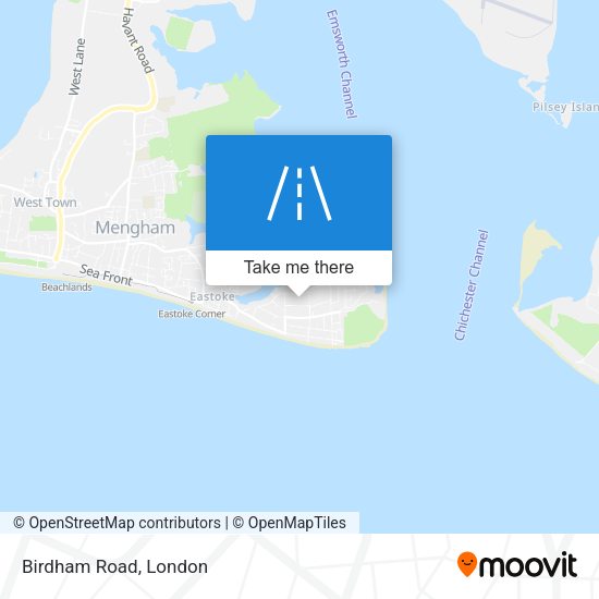Birdham Road map