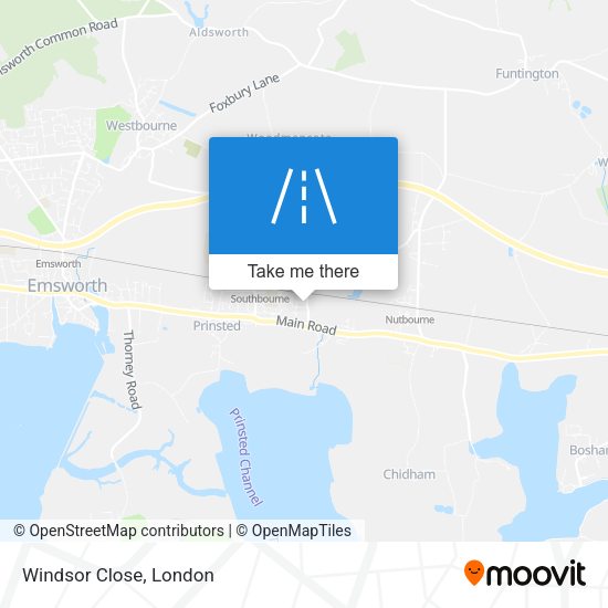 Windsor Close map