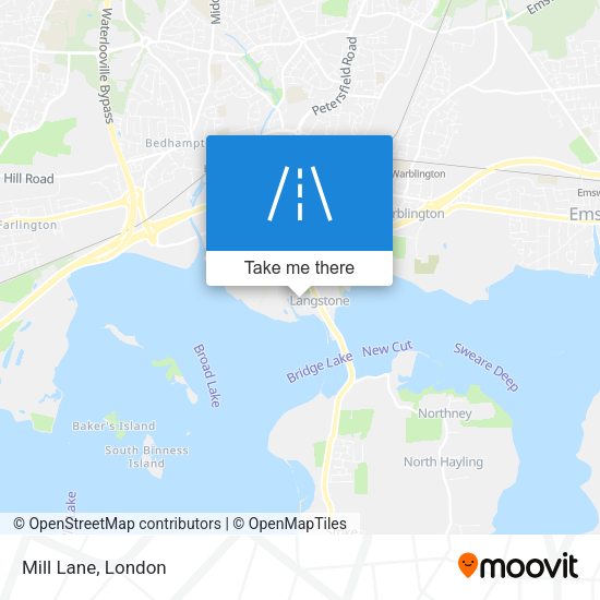 Mill Lane map