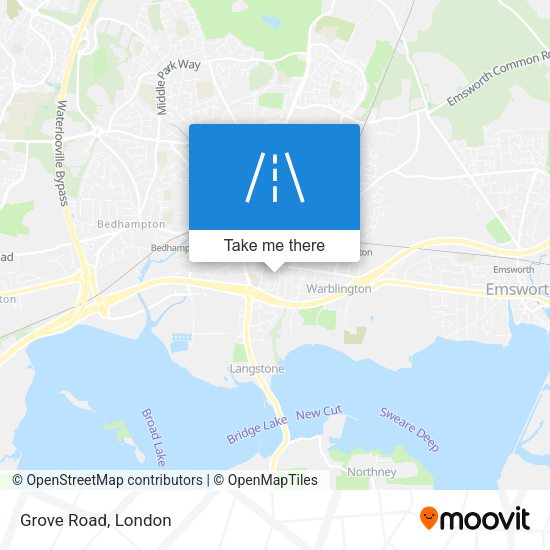 Grove Road map