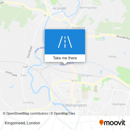 Kingsmead map