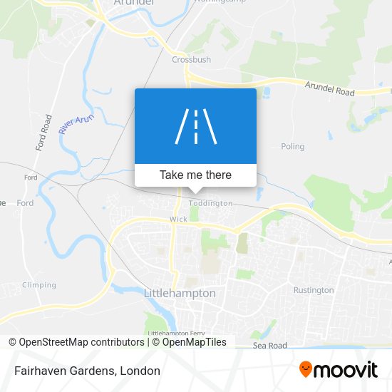 Fairhaven Gardens map