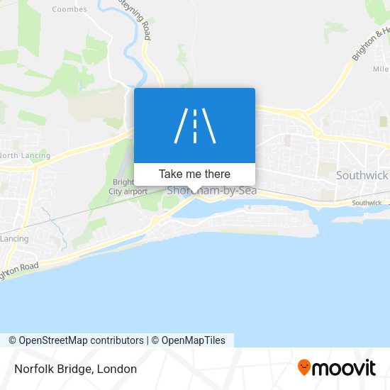 Norfolk Bridge map