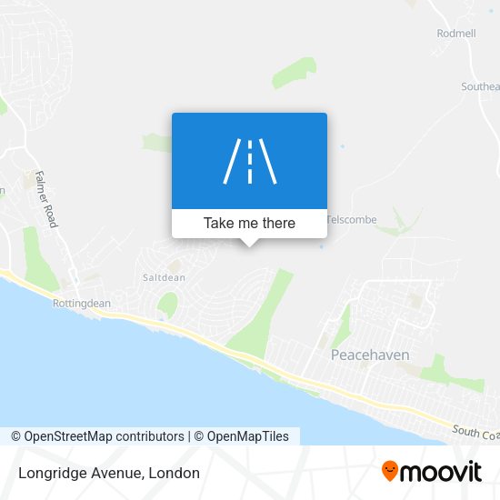 Longridge Avenue map