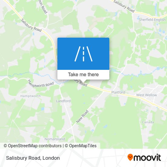 Salisbury Road map