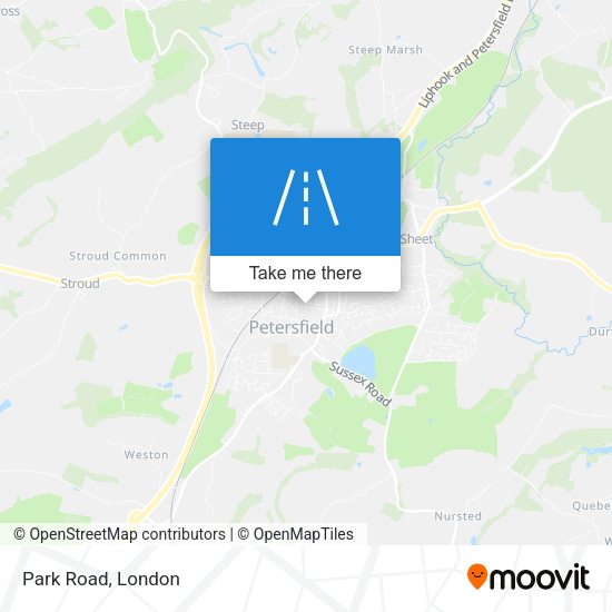 Park Road map