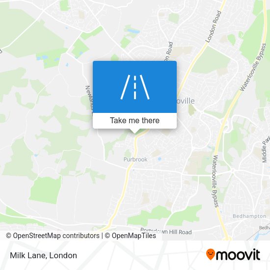Milk Lane map