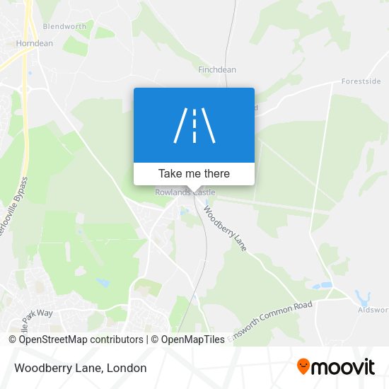 Woodberry Lane map