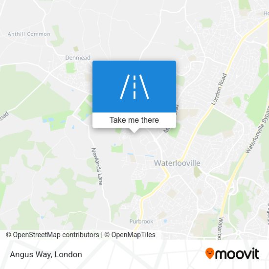 Angus Way map