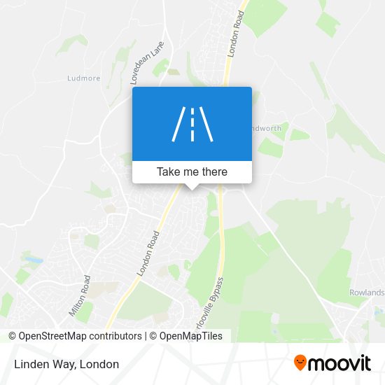 Linden Way map