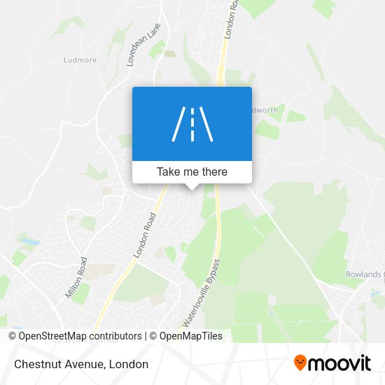 Chestnut Avenue map