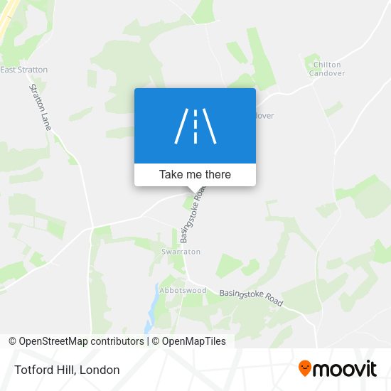 Totford Hill map