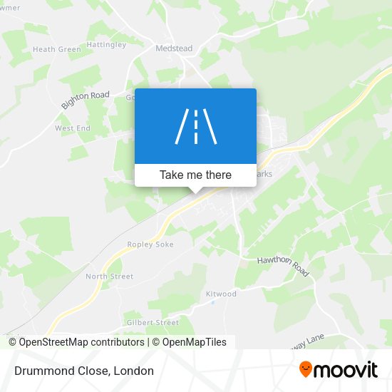 Drummond Close map