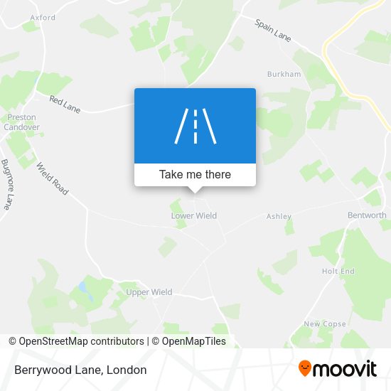 Berrywood Lane map