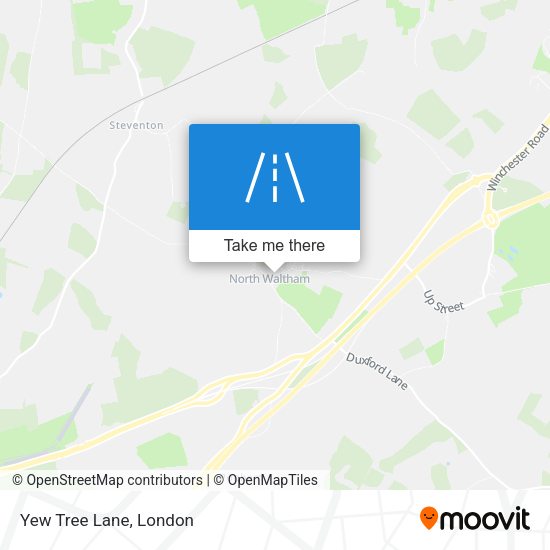 Yew Tree Lane map
