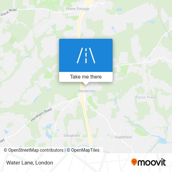 Water Lane map