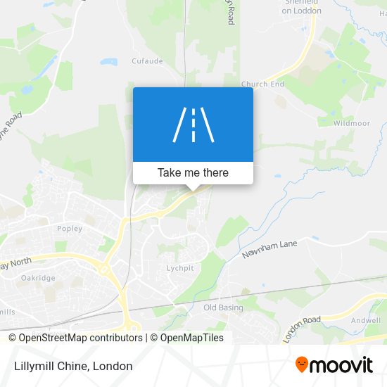 Lillymill Chine map
