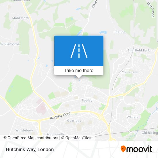 Hutchins Way map