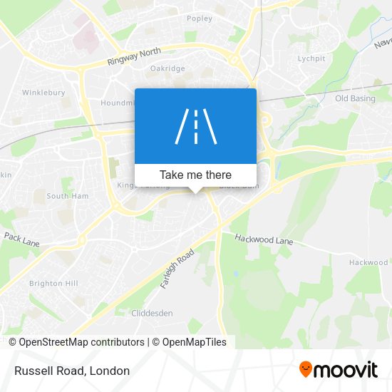 Russell Road map