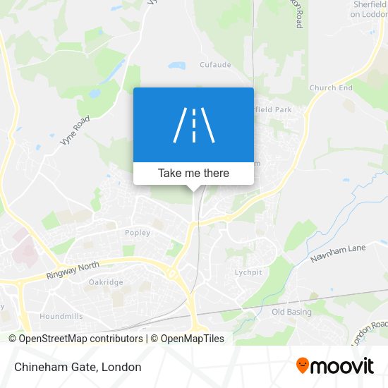 Chineham Gate map
