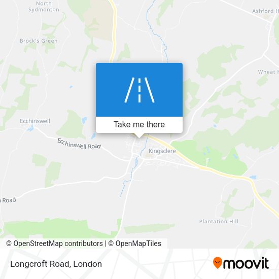 Longcroft Road map
