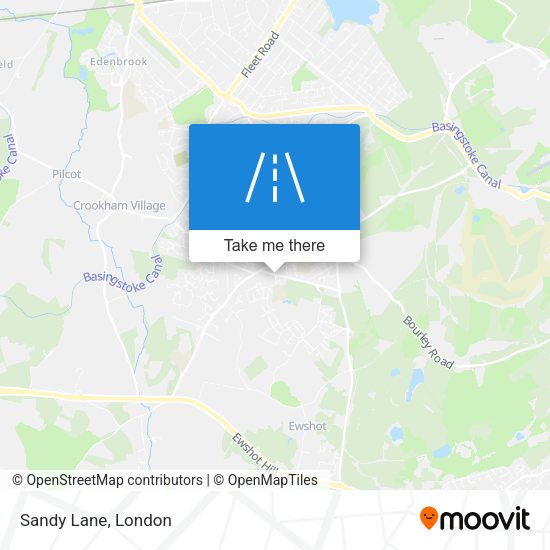 Sandy Lane map