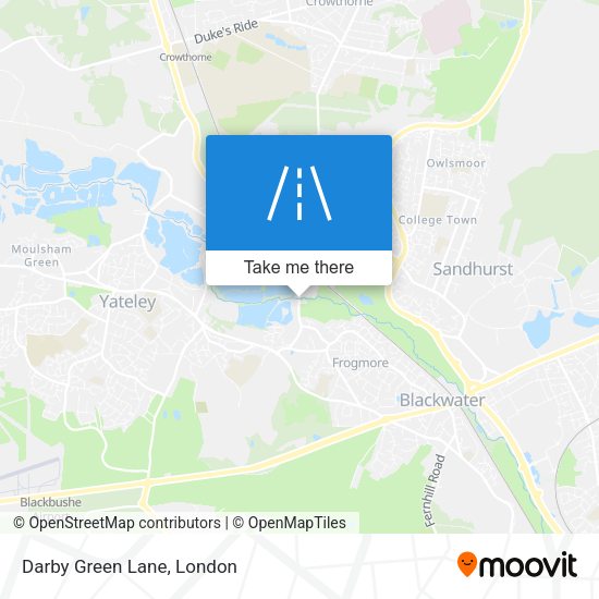 Darby Green Lane map