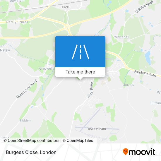 Burgess Close map