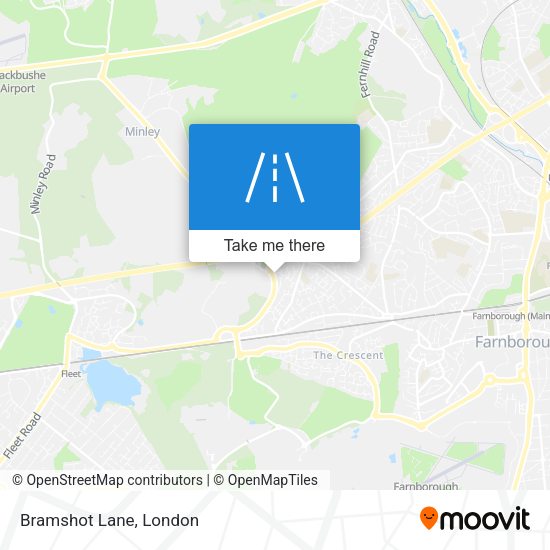 Bramshot Lane map