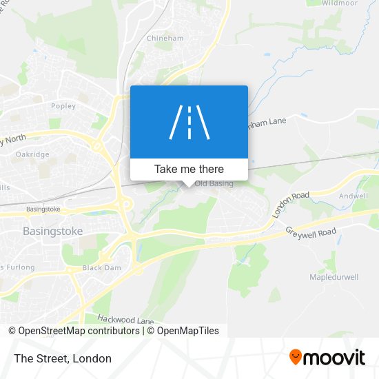 The Street map