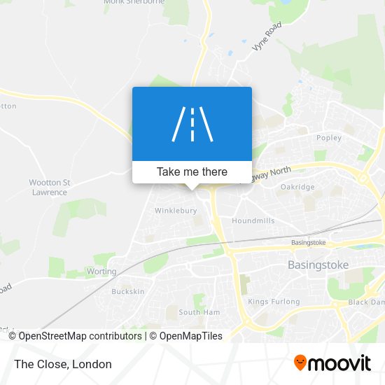 The Close map
