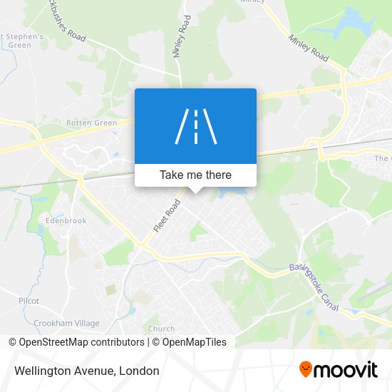Wellington Avenue map