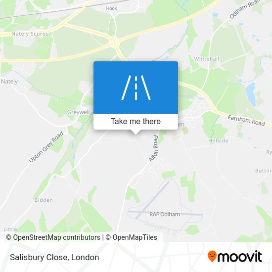Salisbury Close map