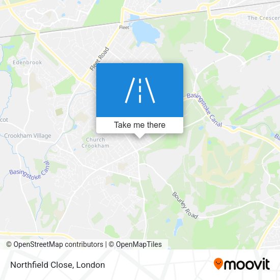 Northfield Close map
