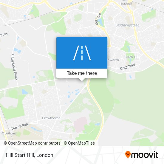 Hill Start Hill map